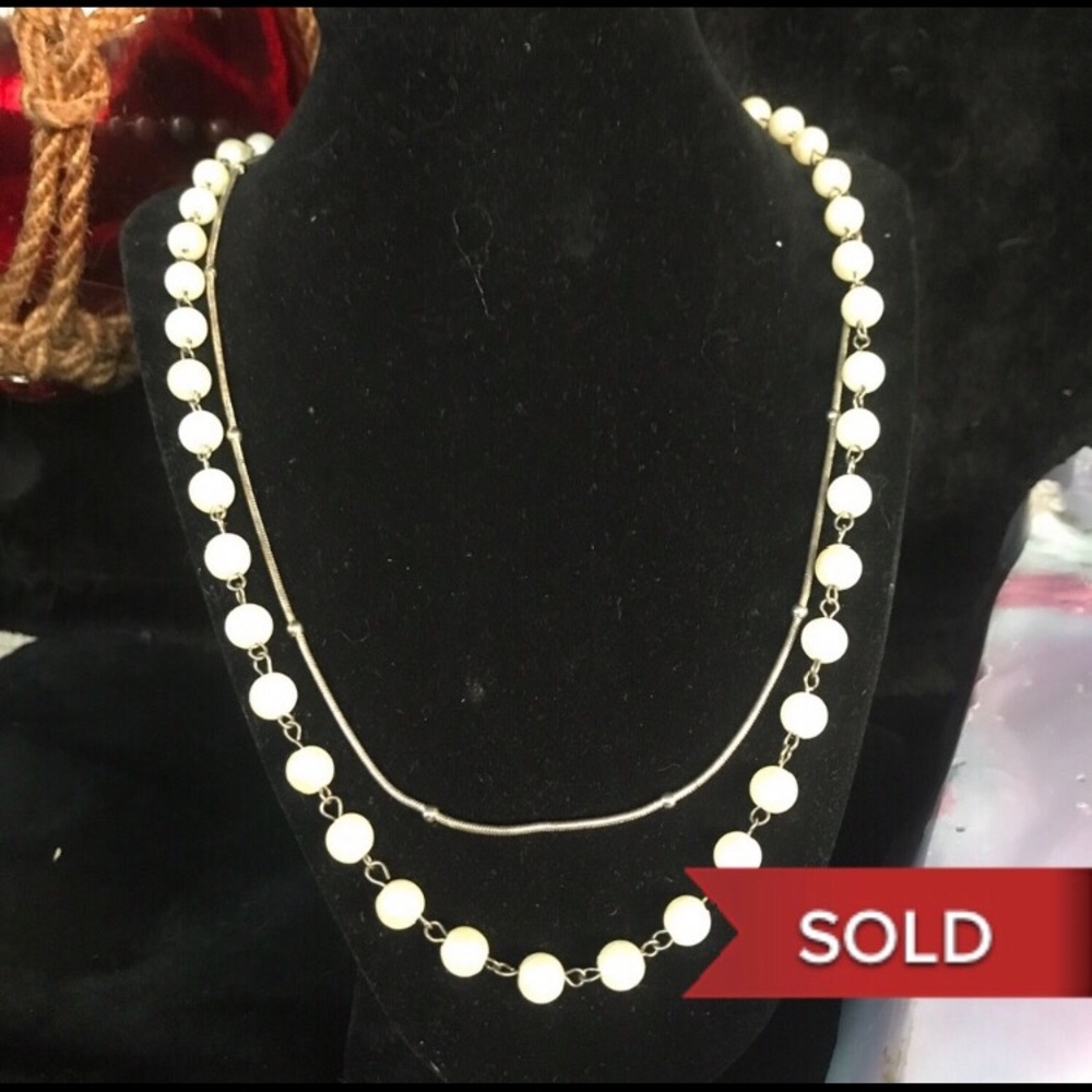 ❌SOLD❌Pearls & 925 Chain Together